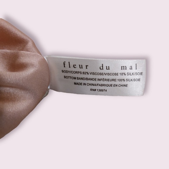 Fleur Du Mal Pink Velvet Cami - Picture 6 of 10